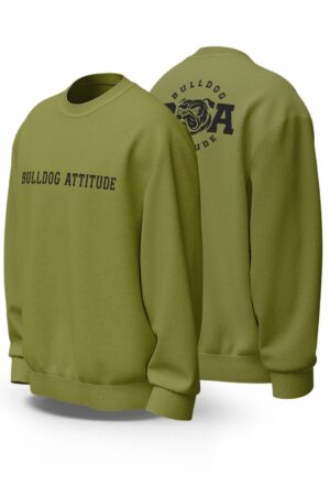Bulldog Attitude Crewneck Full Sleeves T-Shirt