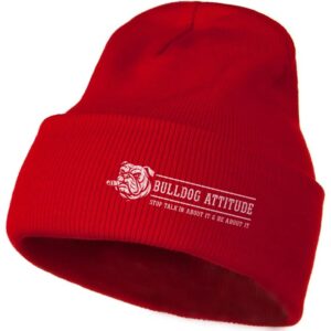 Bulldog Attitude Knit Beanie